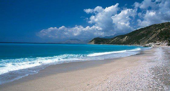 Spiaggia di Lukova , tra le più belle dell’Albania